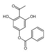 (4-acetyl-3,5-dihydroxyphenyl) benzoate结构式