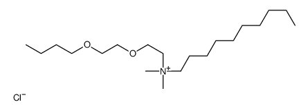 2-(2-butoxyethoxy)ethyl-decyl-dimethylazanium,chloride结构式