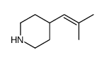 4-(2-methylprop-1-enyl)piperidine结构式