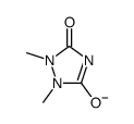 1,2-dimethyl-5-oxo-1,2,4-triazol-3-olate Structure