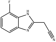 2-(氰基甲基)-4-氟苯并咪唑结构式