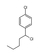 1-chloro-4-(1-chloropentyl)benzene结构式