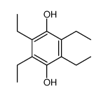 2,3,5,6-tetraethylbenzene-1,4-diol Structure