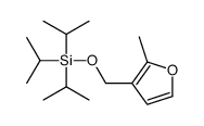 (2-methylfuran-3-yl)methoxy-tri(propan-2-yl)silane Structure