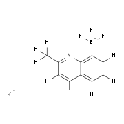 8-喹啉三氟硼酸钾结构式