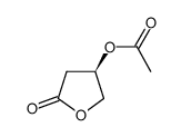 (R)-3-乙酰氧基-gamma-丁内酯结构式