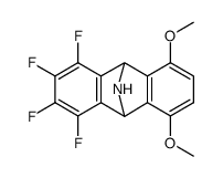 1,2,3,4-tetrafluoro-5,8-dimethoxy-9,10-dihydro-9,10-iminoanthracene hydrochloride结构式