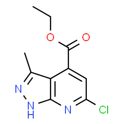 6-氯-3-甲基-1H-吡唑并[3,4-b]吡啶-4-羧酸乙酯图片