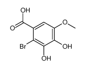 2-bromo-3,4-dihydroxy-5-methoxybenzoic acid Structure