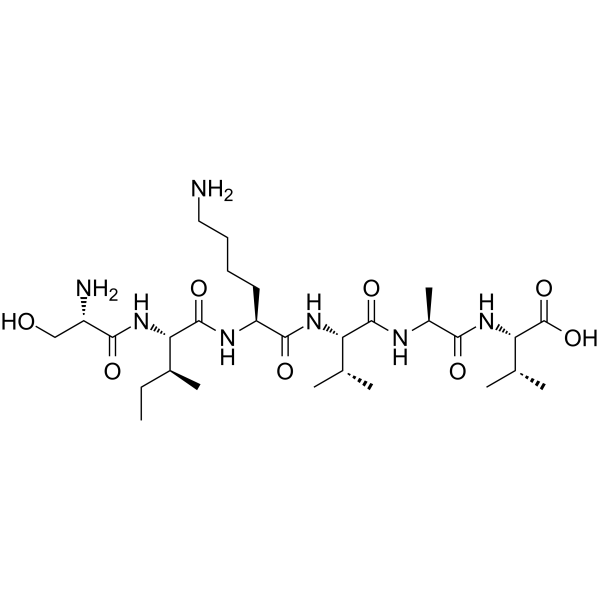 六肽-10结构式