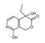 (4S)-4-乙基-4-羟基-1H-吡喃并[3,4-c]吡啶-3,8(4h,7h)-二酮结构式