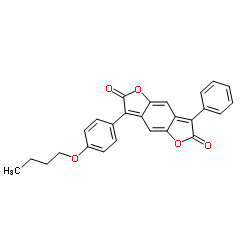 3-(4-Butoxyphenyl)-7-phenylfuro[2,3-f][1]benzofuran-2,6-dione Structure