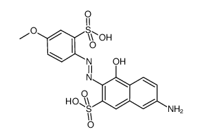 7-amino-4-hydroxy-3-[(4-methoxy-2-sulphophenyl)azo]naphthalene-2-sulphonic acid picture