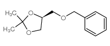(S)-4-苄氧甲基-2,2-二甲基-1,3-二氧戊环结构式