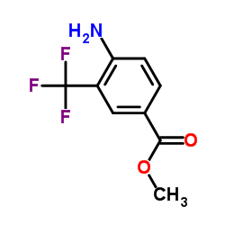 Methyl 4-amino-3-(trifluoromethyl)benzoate structure