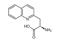 (R)-2-氨基-3-喹啉-2-丙酸结构式