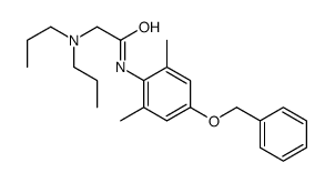 N-(2,6-dimethyl-4-phenylmethoxyphenyl)-2-(dipropylamino)acetamide结构式