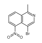 4-bromo-1-methyl-5-nitroisoquinoline结构式