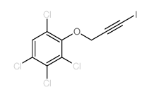 1,2,3,5-tetrachloro-4-(3-iodoprop-2-ynoxy)benzene结构式