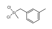 dichloro-methyl-(3-methyl-benzyl)-silane Structure