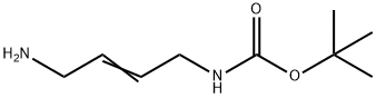 (4-氨基丁-2-烯-1-基)氨基甲酸叔丁酯结构式