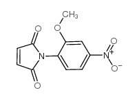 1-(2-甲氧基-4-硝基苯基)-吡咯-2,5-二酮结构式