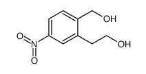 2-(2-(羟甲基)-5-硝基苯基)乙醇结构式