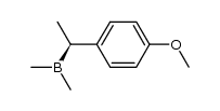 (S)-(1-(4-methoxyphenyl)ethyl)dimethylborane结构式
