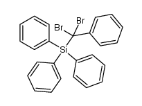 (α,α-dibromo-benzyl)-triphenyl-silane Structure