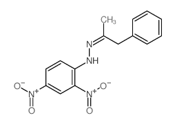 2,4-dinitro-N-(1-phenylpropan-2-ylideneamino)aniline Structure