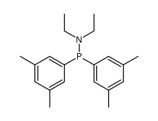 [bis-(3,5-dimethylphenyl)](diethylamino)phosphine Structure