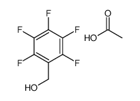 acetic acid,(2,3,4,5,6-pentafluorophenyl)methanol Structure