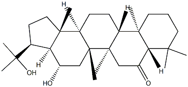 16β,22-Dihydroxy-A'-neogammaceran-6-one结构式