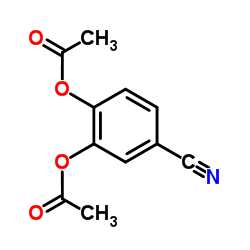 3,4-Diacetoxybenzonitrile Structure
