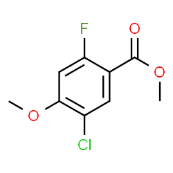 Methyl 5-chloro-2-fluoro-4-methoxybenzoate Structure