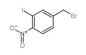 Alpha-溴-3-碘代-4-硝基甲苯结构式