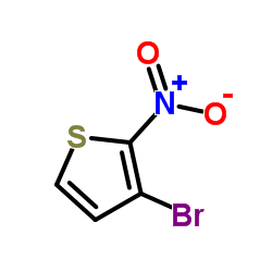 3-溴-2硝基噻吩结构式