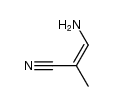 3-amino-2-methylacrylonitrile结构式