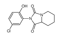 2-(5-chloro-2-hydroxyphenyl)-6,7,8,8a-tetrahydro-5H-imidazo[1,5-a]pyridine-1,3-dione Structure
