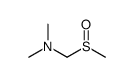 Trimethylamine, (methylsulfinyl)- (8CI)结构式
