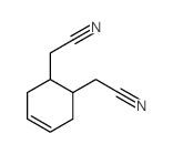 4-Cyclohexene-1,2-diacetonitrile,(1R,2S)-rel-结构式