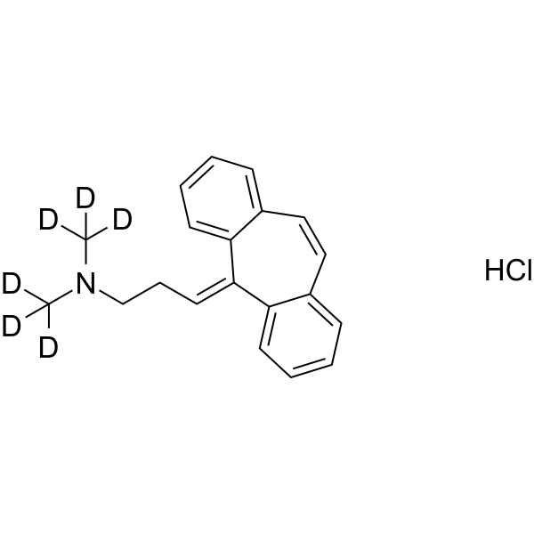 Cyclobenzaprine-d6 hydrochloride结构式