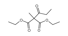 methyl-propionyl-malonic acid diethyl ester Structure