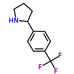 2-(4-TRIFLUOROMETHYLphenyl)pyrrolidine Structure