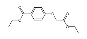 ethyl 4-(ethoxycarbonyl)phenoxyacetate Structure