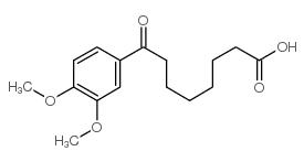 8-(3,4-dimethoxyphenyl)-8-oxooctanoic acid结构式