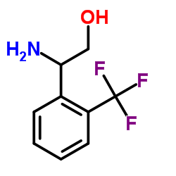 2-Amino-2-[2-(trifluoromethyl)phenyl]ethanol structure