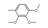 1,2,3-trimethoxy-4-methylbenzene Structure
