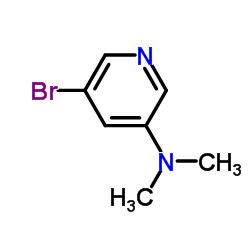 5-溴-N,N-二甲基吡啶-3-胺结构式