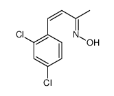 N-[4-(2,4-dichlorophenyl)but-3-en-2-ylidene]hydroxylamine Structure